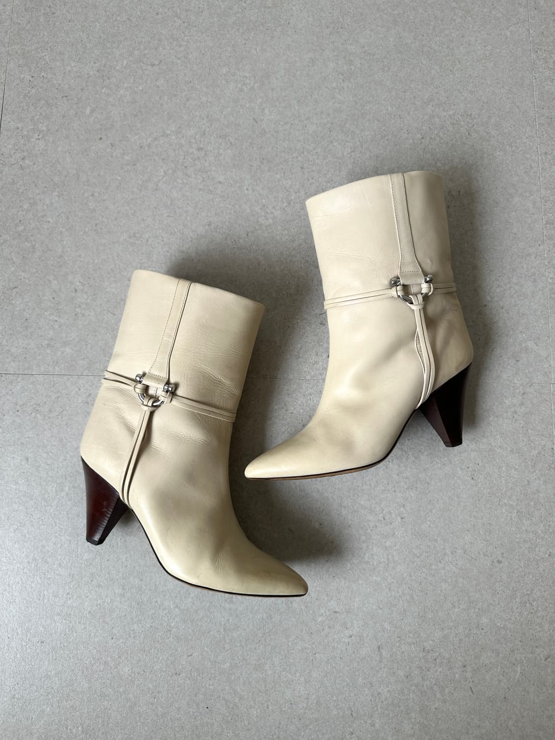 이자벨마랑 하네스 램스킨 레더 부츠 상품이미지4