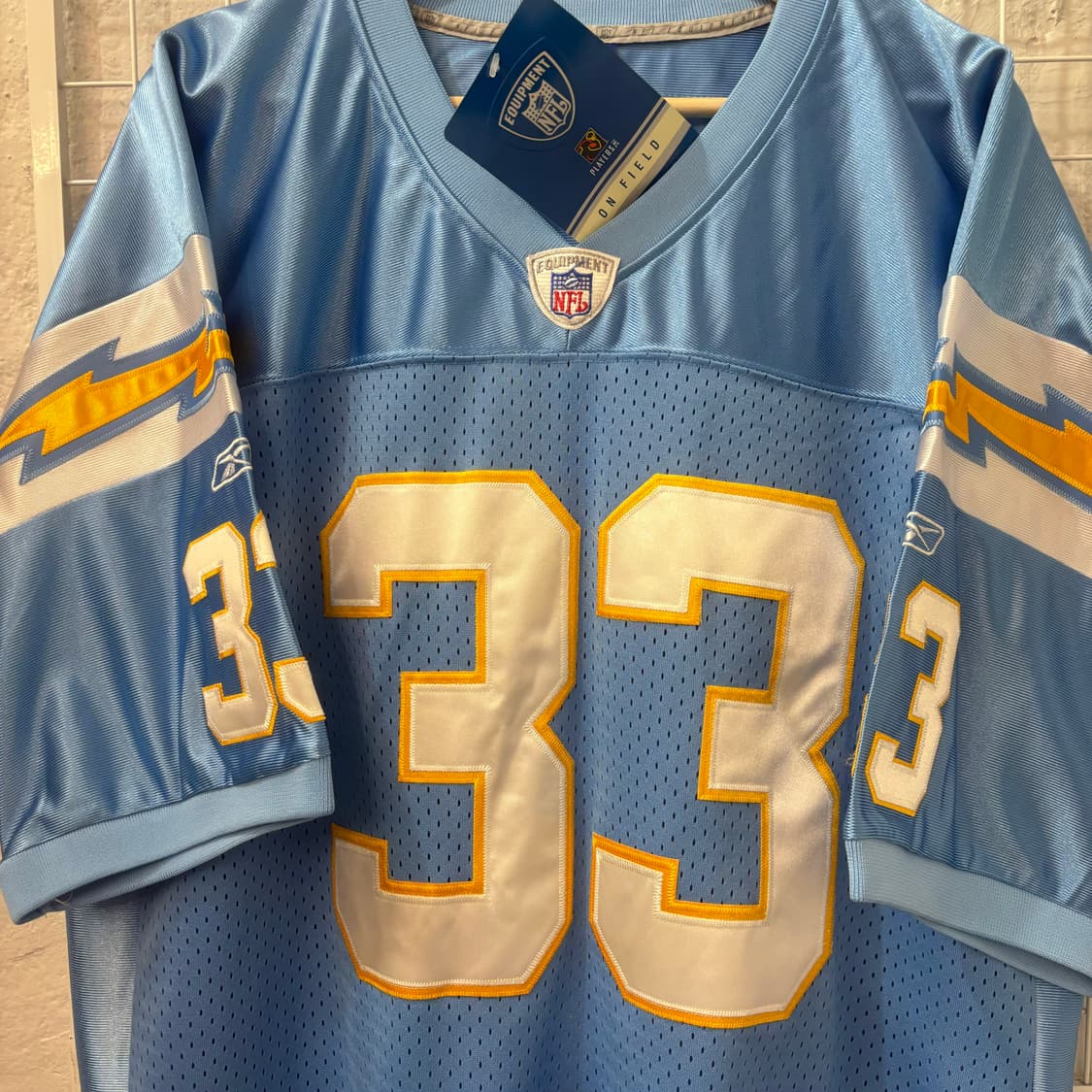 NFL X 리복 LA 차저스 유니폼 져지 2XL 상품이미지5