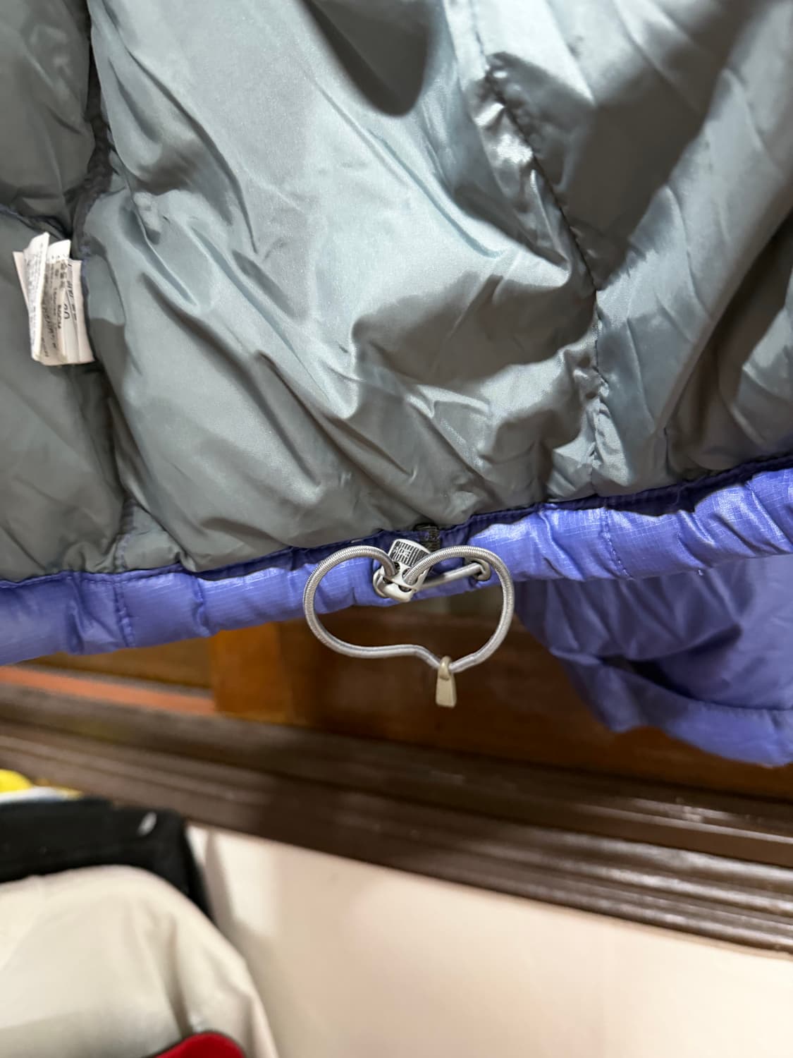 노스페이스 700 눕시 구스다운 패딩 블루 상품이미지6