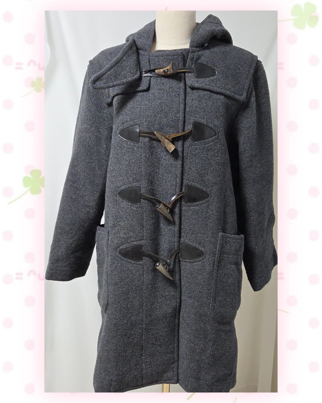 MCGREGOR 챠콜 더플 떡볶이 코트 상품이미지3