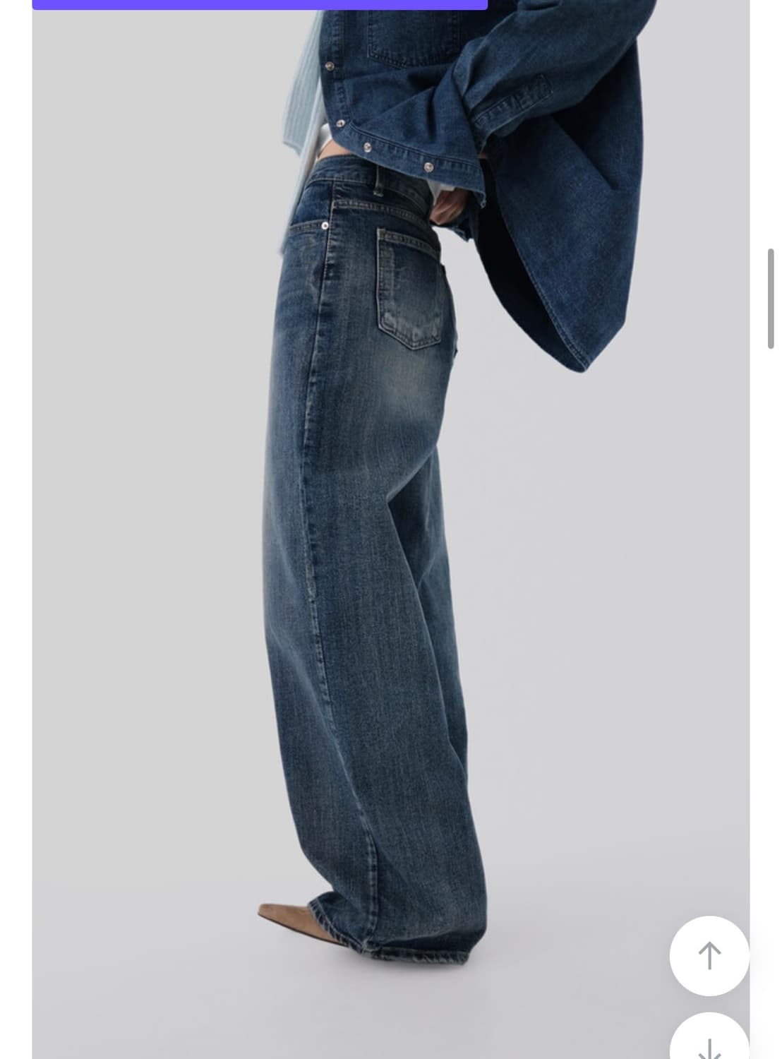 어텀 올브러쉬 데님 M 상품이미지3