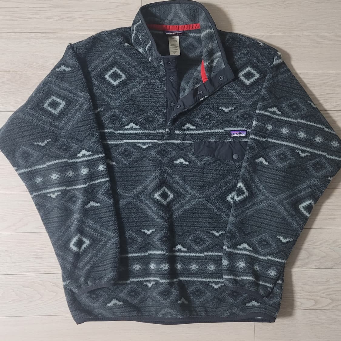 [M] 파타고니아 신칠라 라이트웨이트 아즈텍 블랙/그레이 상품이미지1