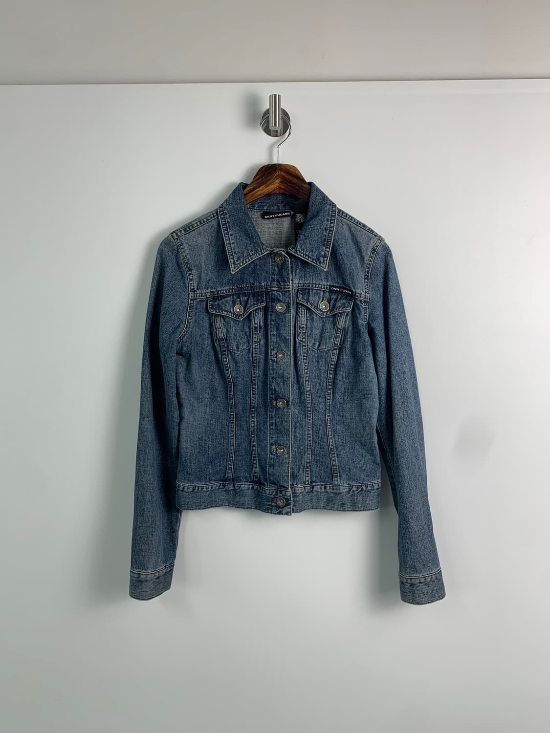 Dkny 포켓 워싱 데님 자켓 상품이미지3