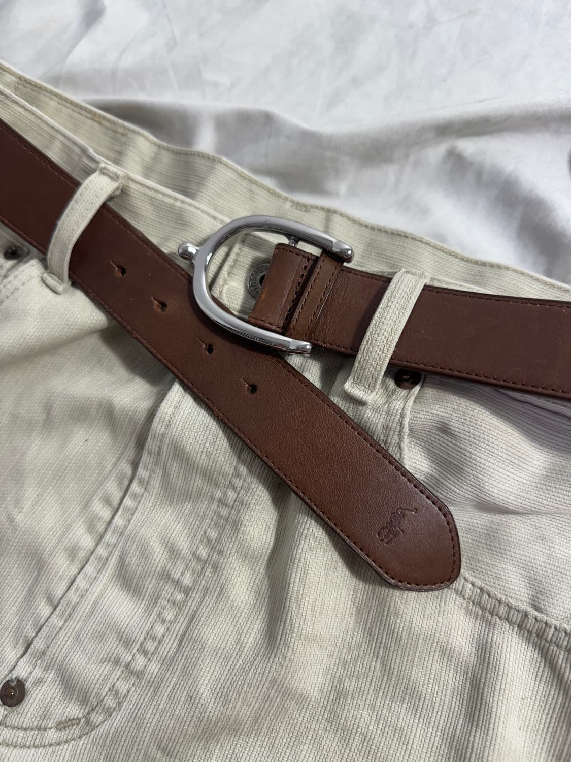 폴로랄프로렌 레더 벨트 상품이미지3