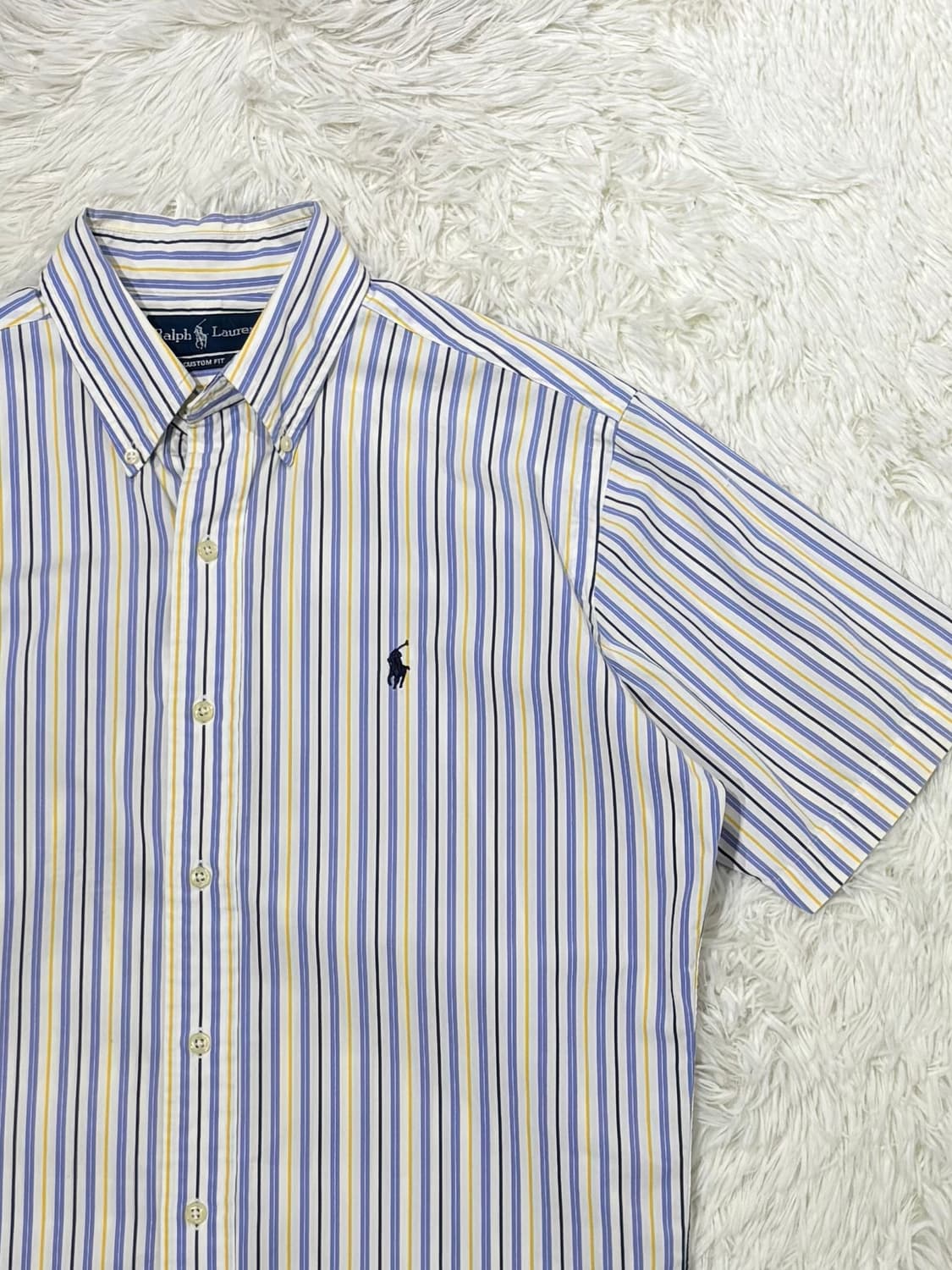 폴로랄프로렌 네이비포니 스트라이프 반팔 셔츠 상품이미지5