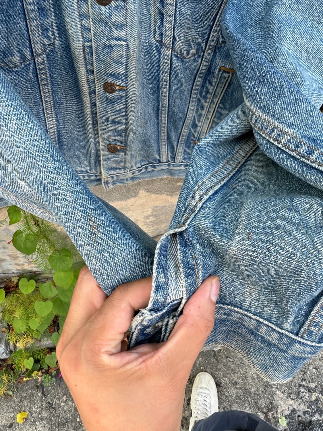 80s levis 리바이스 3rd 커스텀 usa 데님 트러커 자켓 상품이미지5