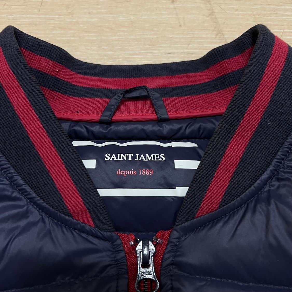 세인트 제임스 골프웨어 덕다운 경량패딩 점퍼 [네이비] L/100 상품이미지4