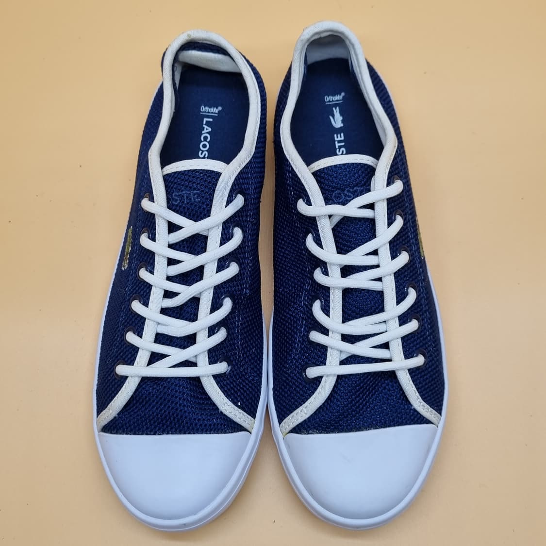 라코스테 네이비 스니커즈37 225~230 상품이미지2