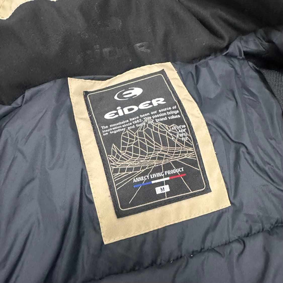 아이더 후드 털 여성 구스다운 롱패딩 95(M) 상품이미지8