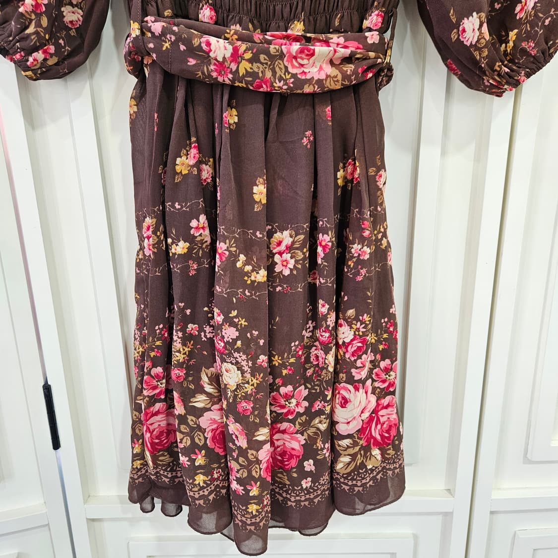 리즈리사 애니버서리 로즈 오프숄더 원피스 상품이미지8