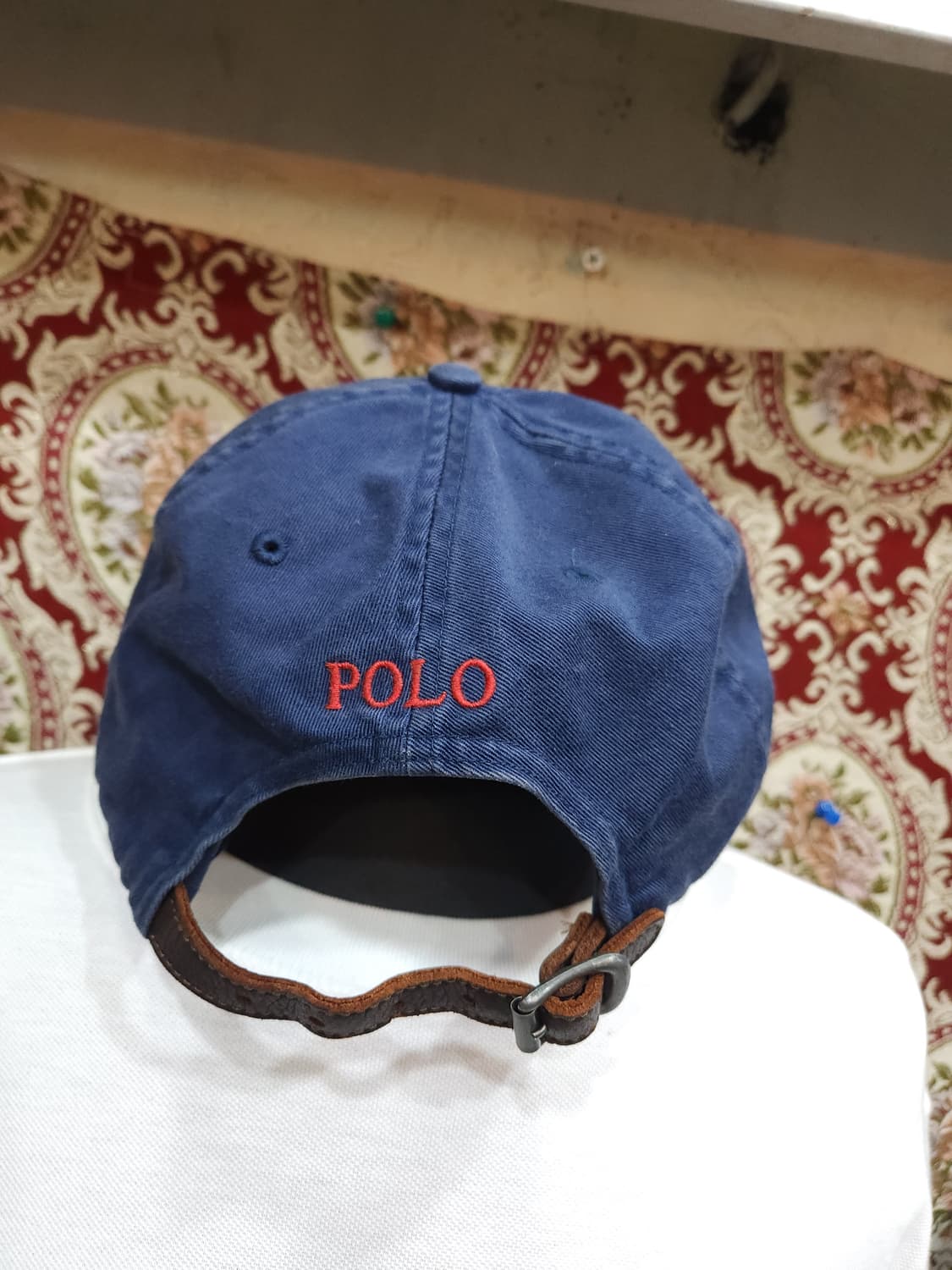 폴로 랄프로렌 00s 네이비 가죽스트랩 볼캡

 상품이미지3