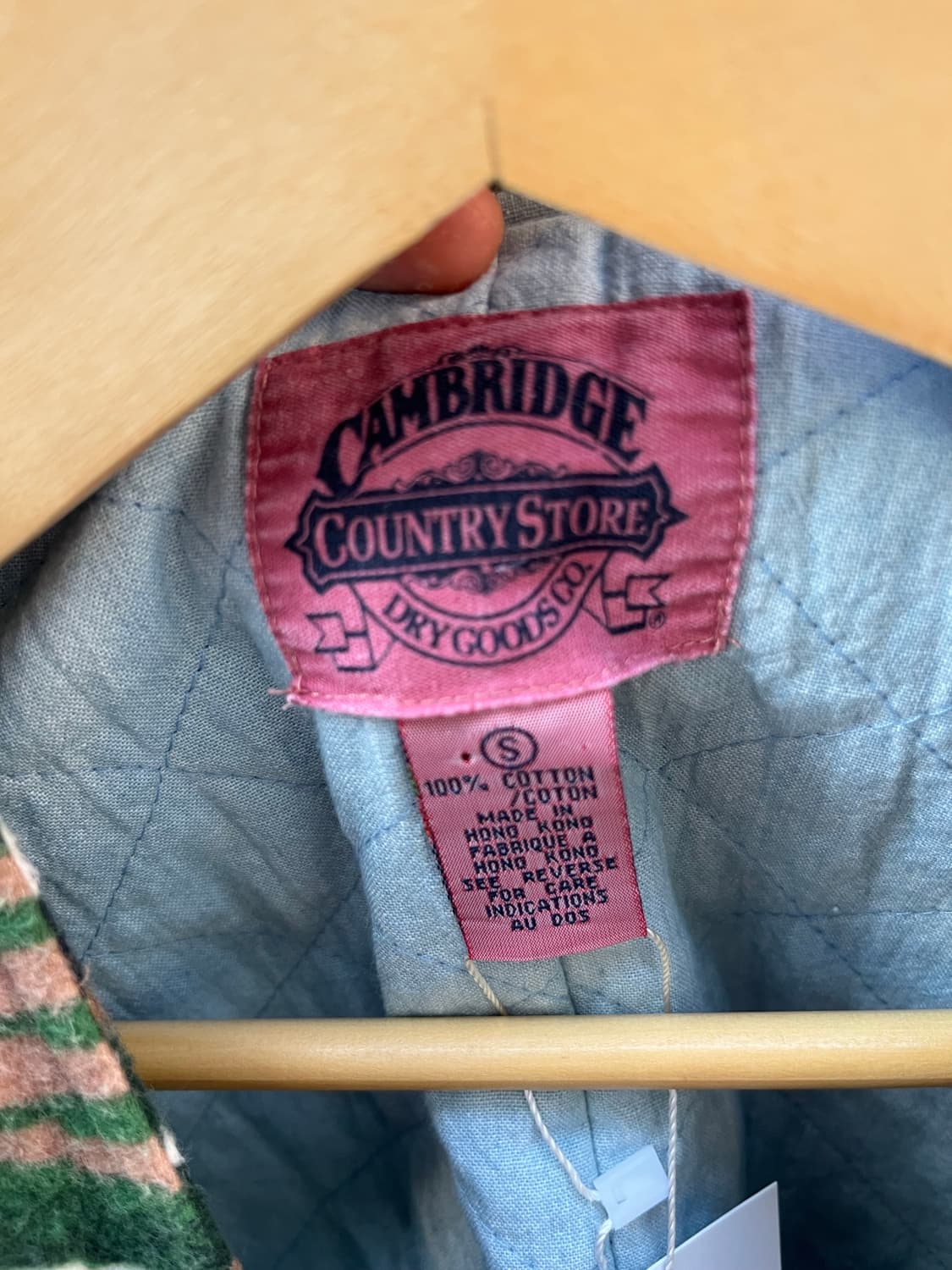 빈티지 Cambridge country story 나바호 패턴 조끼 s 상품이미지3