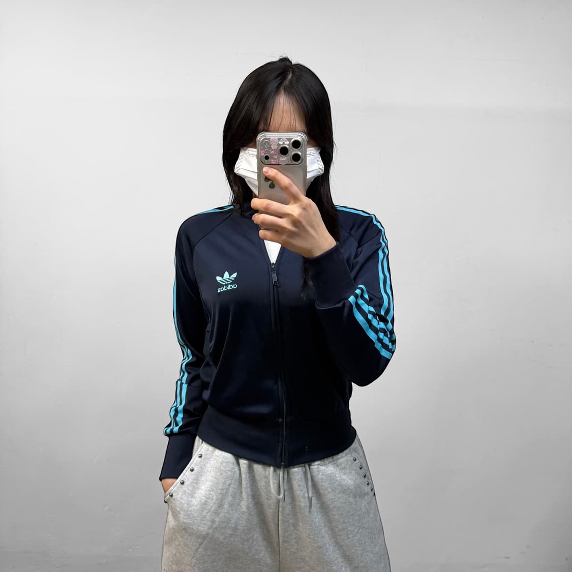 아디다스 슈퍼걸 트랙탑 져지 네이비 블루 상품이미지1