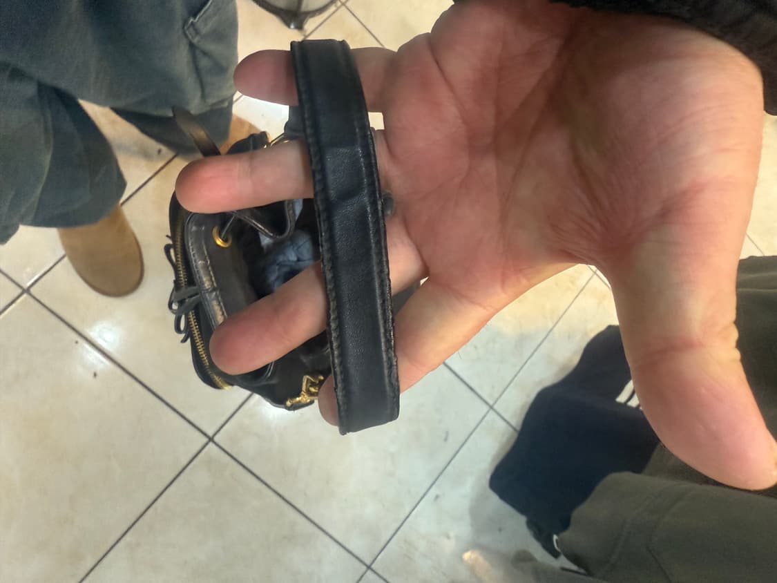 정품 프라다 자가드 버킷백 팝니다 상품이미지10