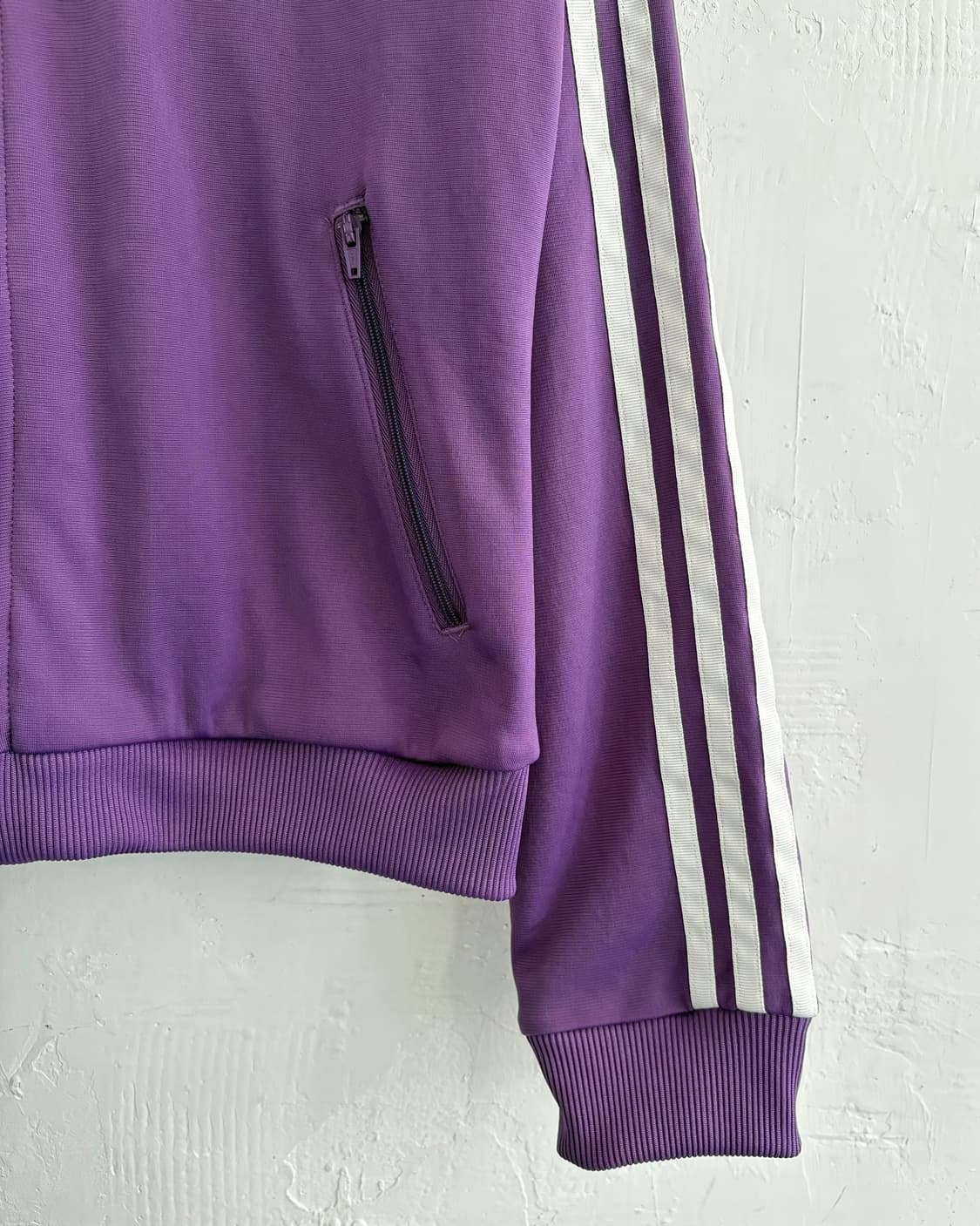 Adidas 아디다스 파이어버드 퍼플컬러 안감로고 우먼 트랙탑 상품이미지8