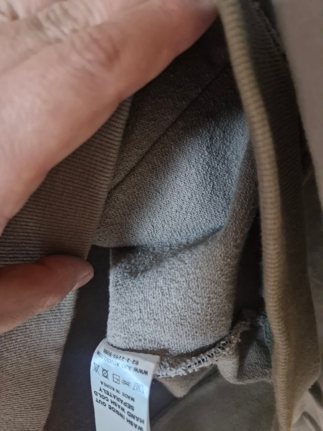 AJO BY AJO 스컬 맨투맨 Free (실측105~108) 상품이미지4