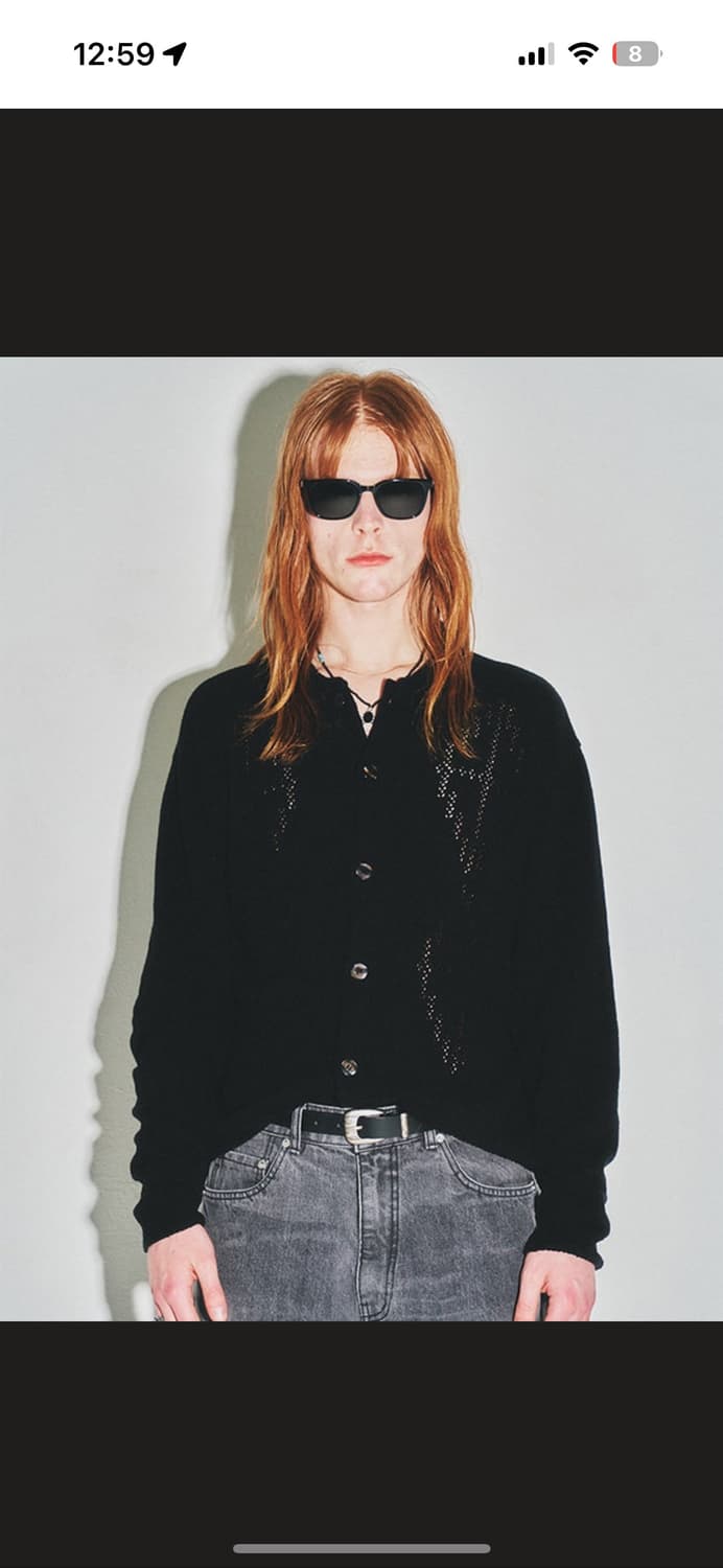 토니웩 펀칭 카라 가디건 L 상품이미지2