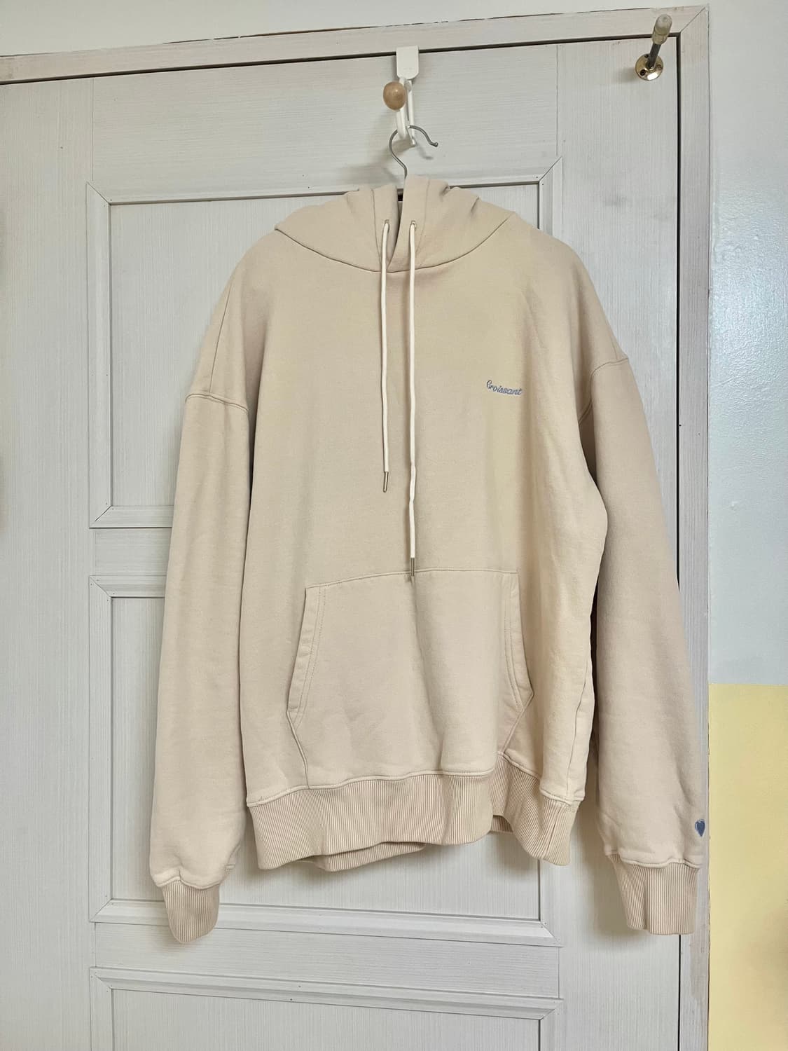 Mabling 마블링 자수 크로와상 버터크림 후드티 상품이미지7