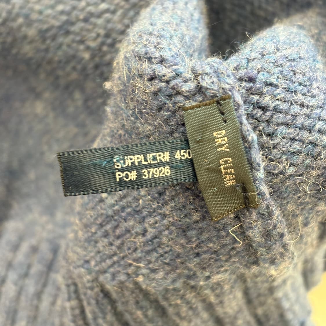 S 폴로랄프로렌 다크블루 코튼 니트 상품이미지5