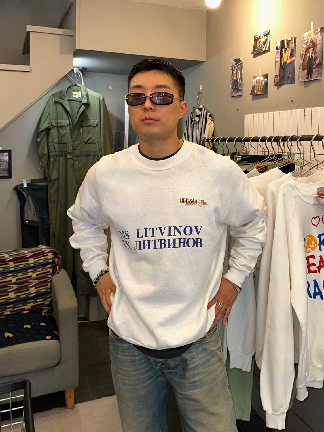 80-90‘s Screen Stars Souvenir sweatshirt 상품이미지3