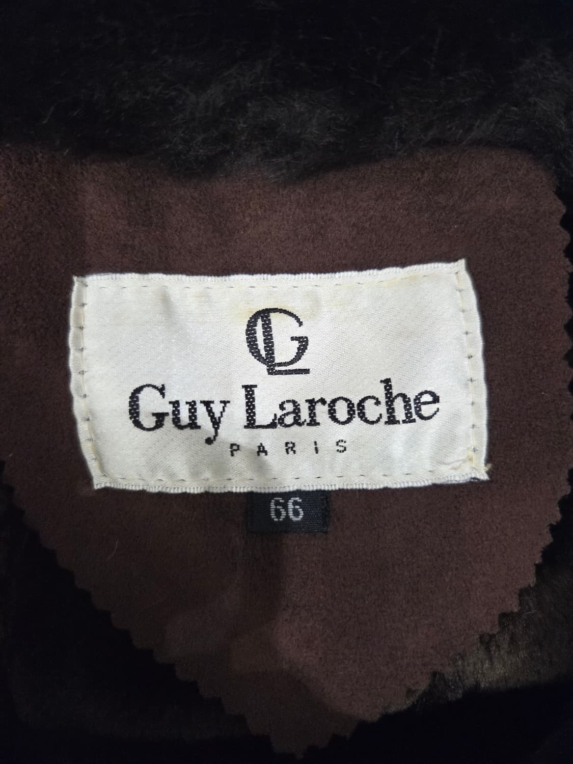 Guy Laroche 기라로쉬 페이크 퍼카라 무스탕 자켓 상품이미지7