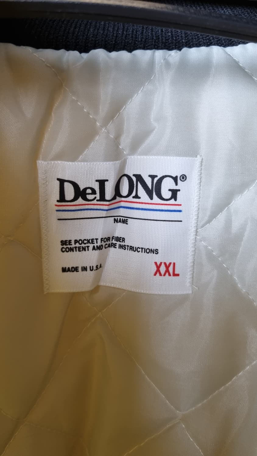 DeLONG 드롱 빈티지 스타디움 점퍼 XXL 샴페인 골드 상품이미지2