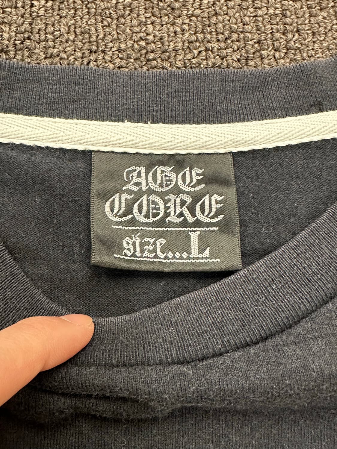 L)Japanese vintage y2k 프린팅 7부 롱슬리브 상품이미지5