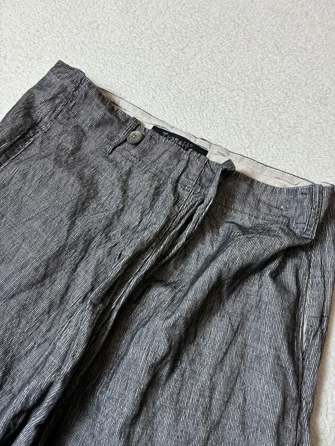 트랜짓 이태리 린넨 배기 스트레이트 팬츠 PN7675 상품이미지3