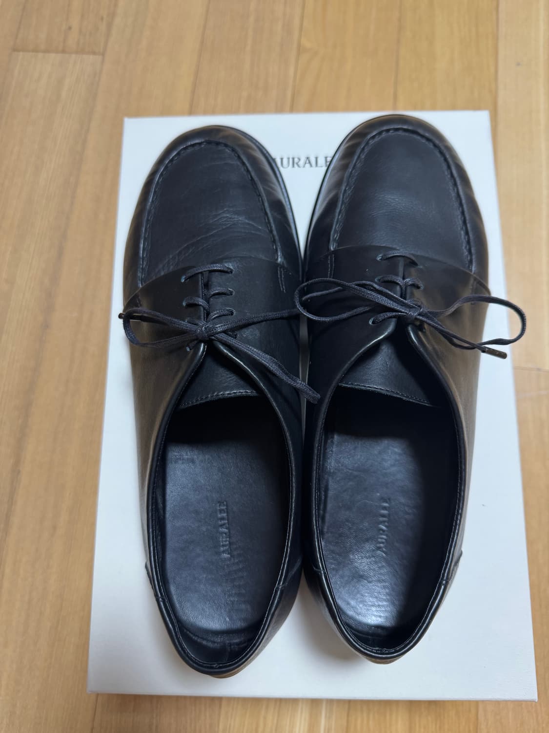 [mens9 / 270사이즈] 24FW 오라리 레더 슈즈 상품이미지5