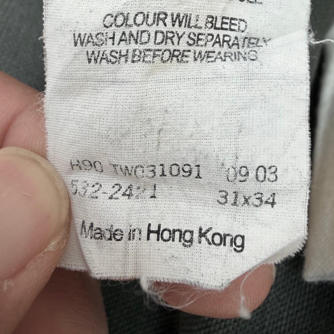 리바이스 532 스트레이트 밀리터리 올리브 데님 (32)   상품이미지8