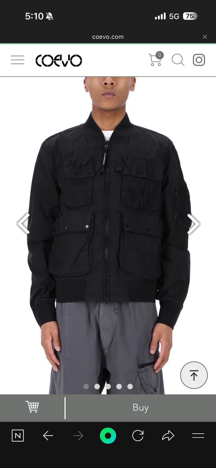 CP CHROME-R BOMBER JACKET 상품이미지1