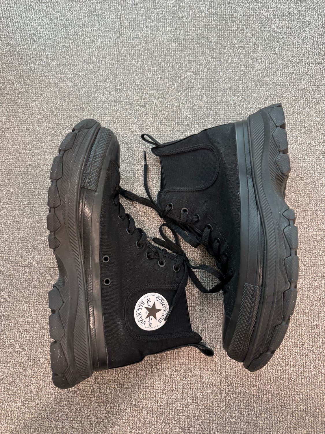 컨버스 올스타 척테일러 R 트랙웨이브 사이드고어 하이 블랙 285 상품이미지7