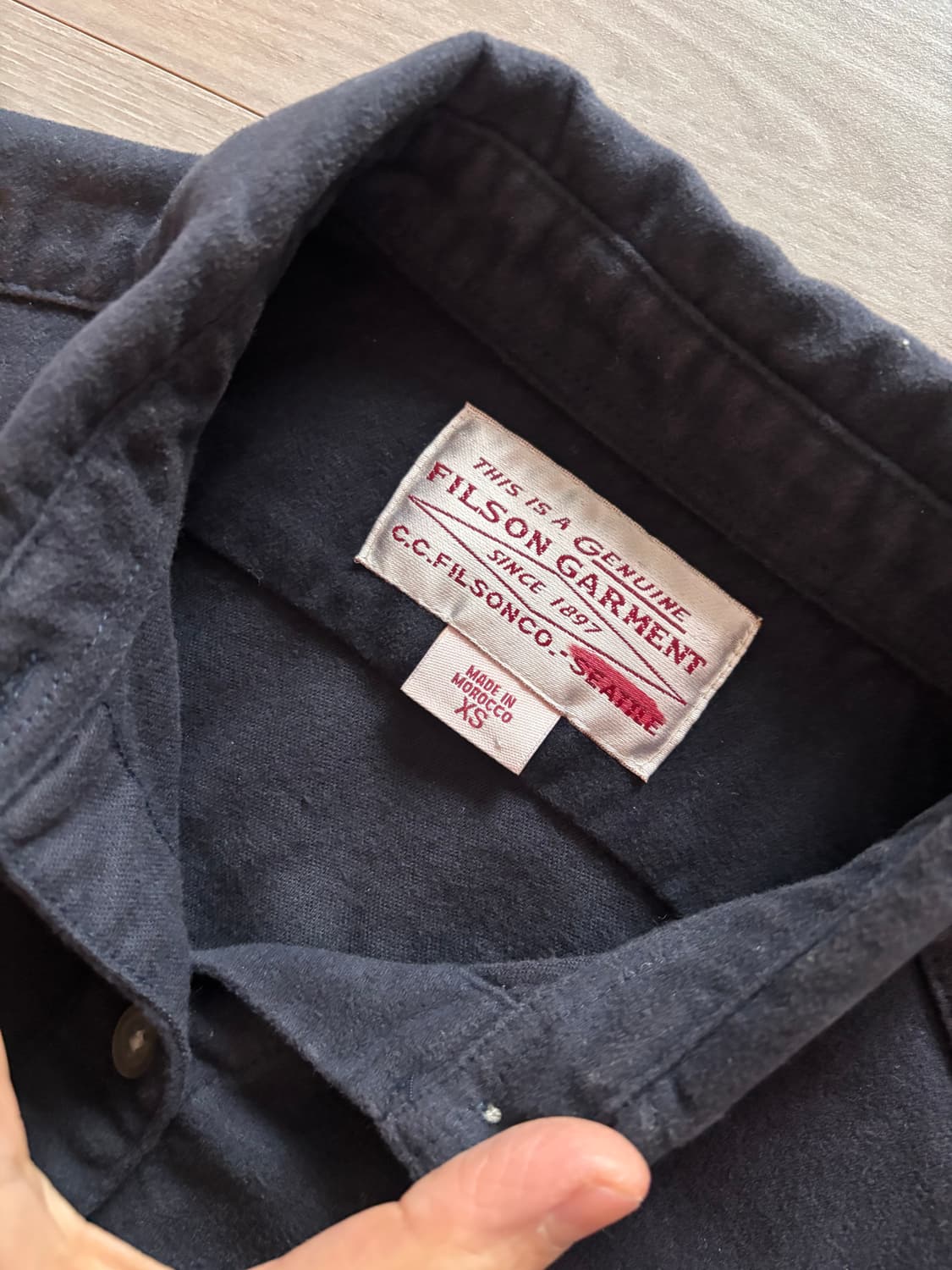 필슨 셔츠 XS 사이즈 상품이미지1