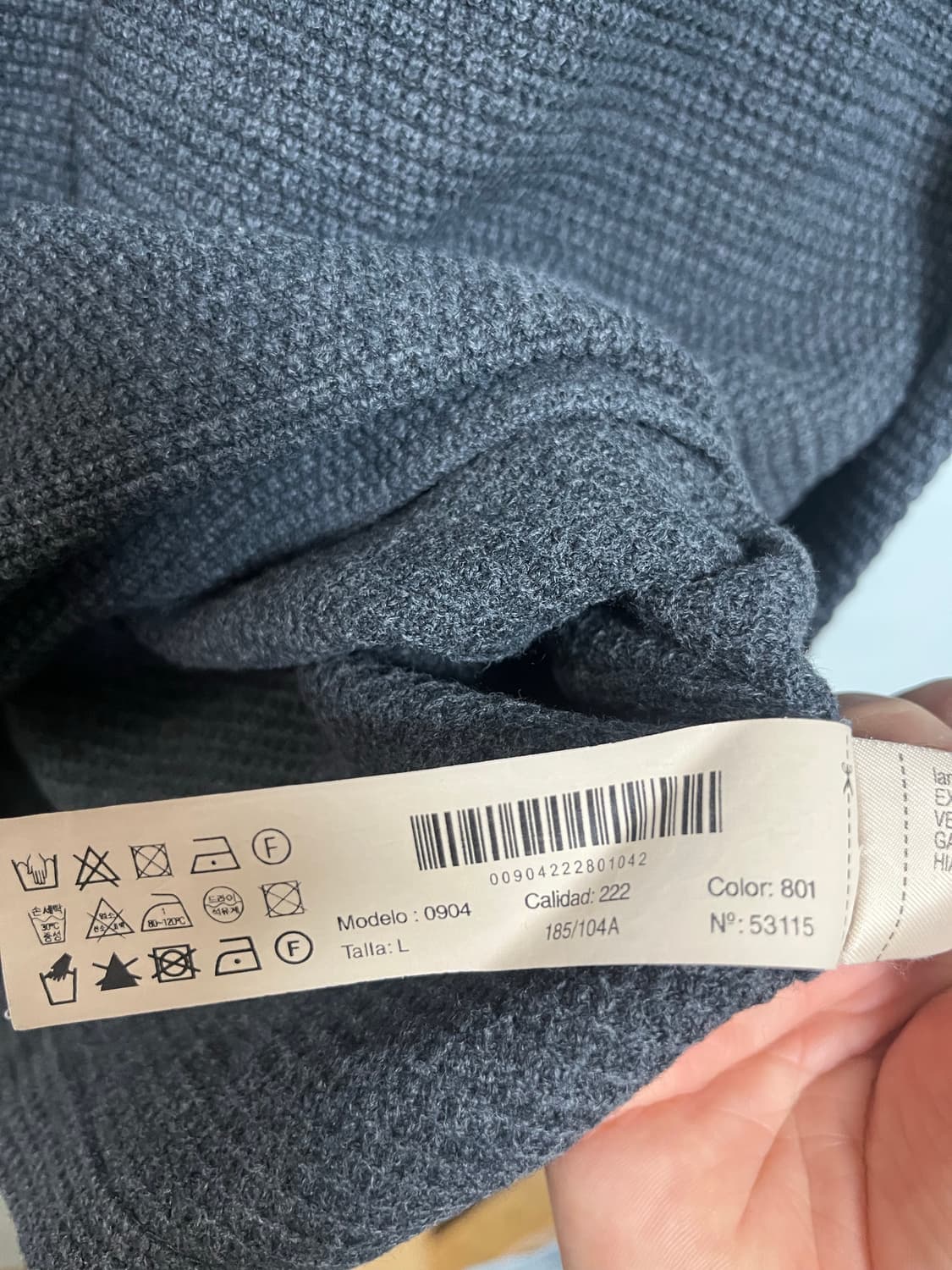 마시모두띠 다크 그레이 니트 상품이미지4