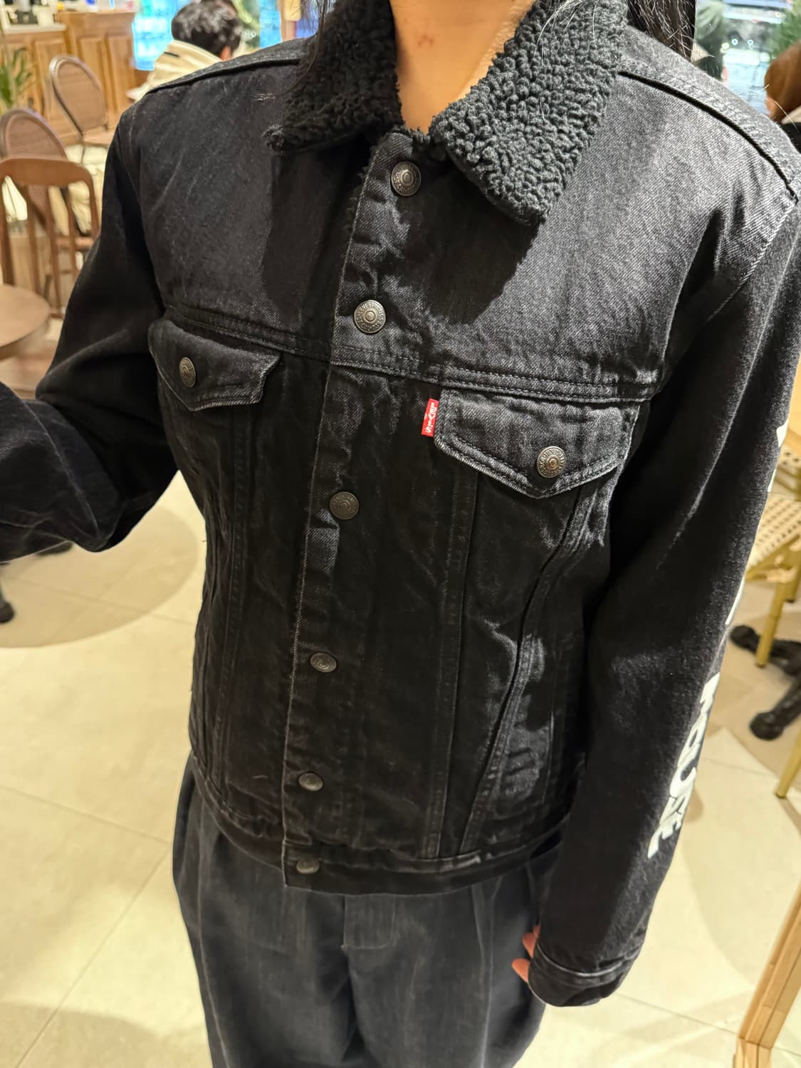 리바이스 X 미키마우스 쉐르파 트러커 자켓 상품이미지2