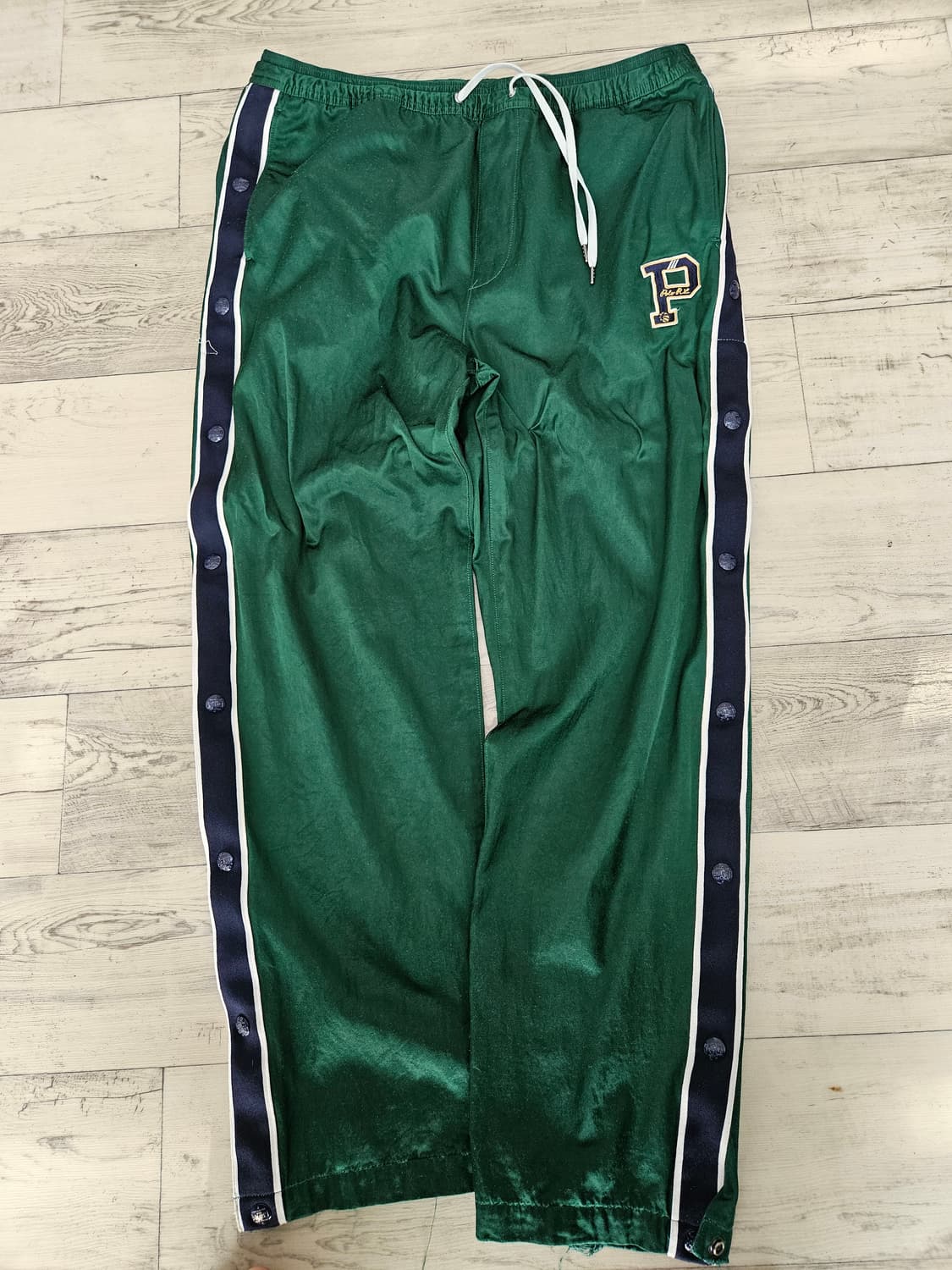 (xl)폴로 랄프로렌 레터맨 새틴 사틴 자켓 그린+세트바지 증정 상품이미지7