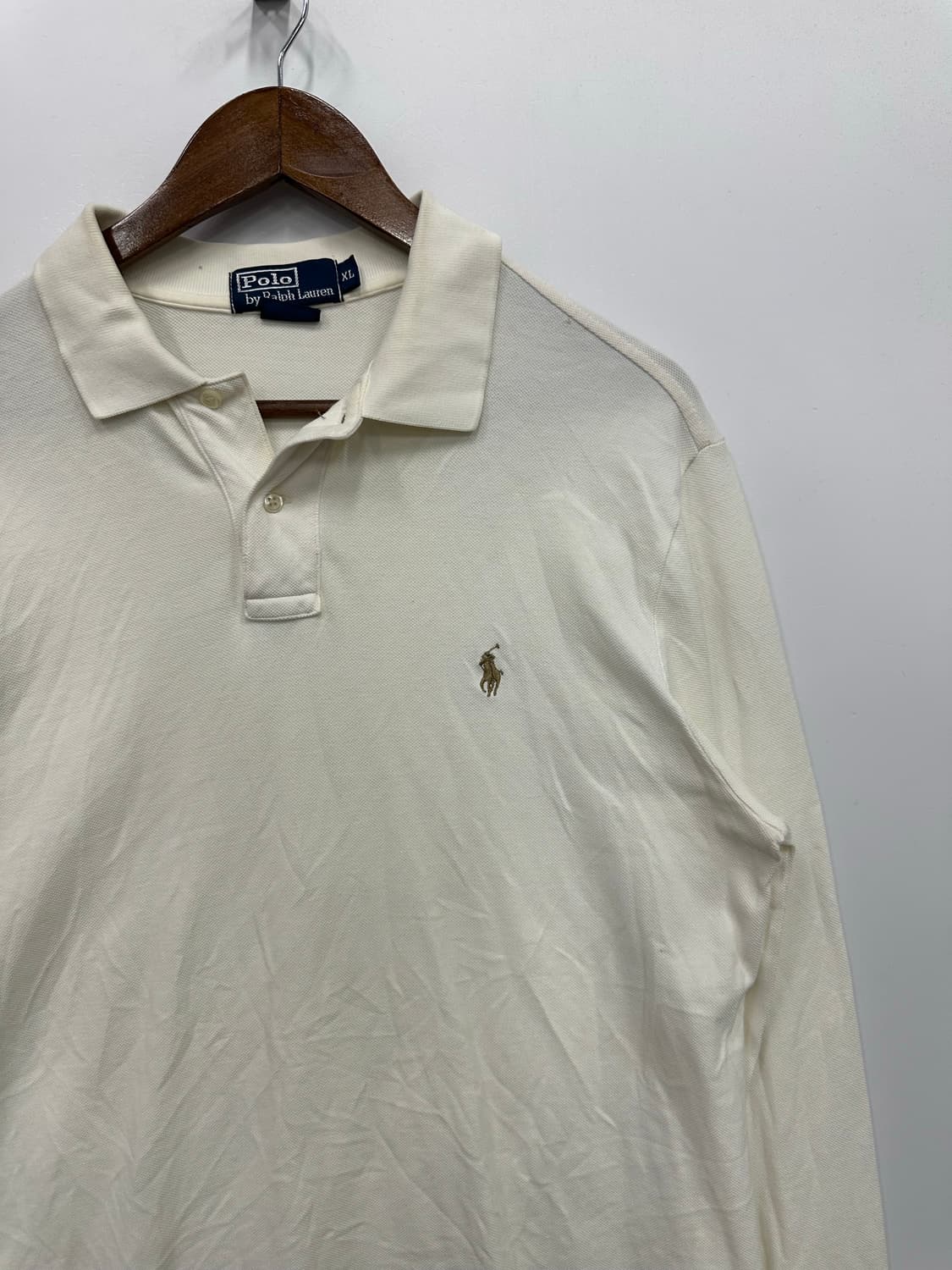 폴로 아이보리 카라 긴팔티 상품이미지3