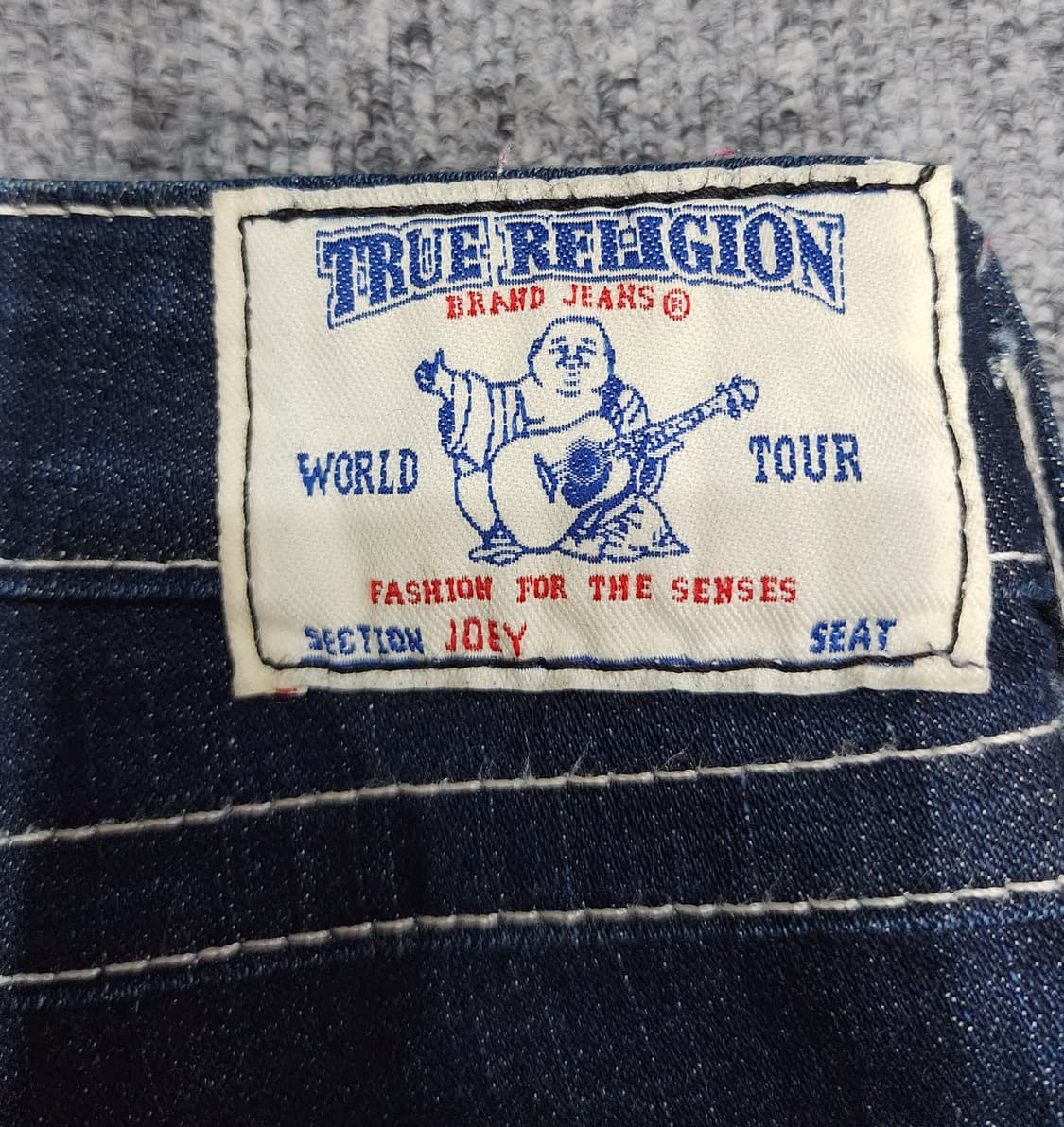 트루릴리젼 JOEY 백포켓 큐빅 로우라이즈 부츠컷 데님팬츠 청바지 26 상품이미지8