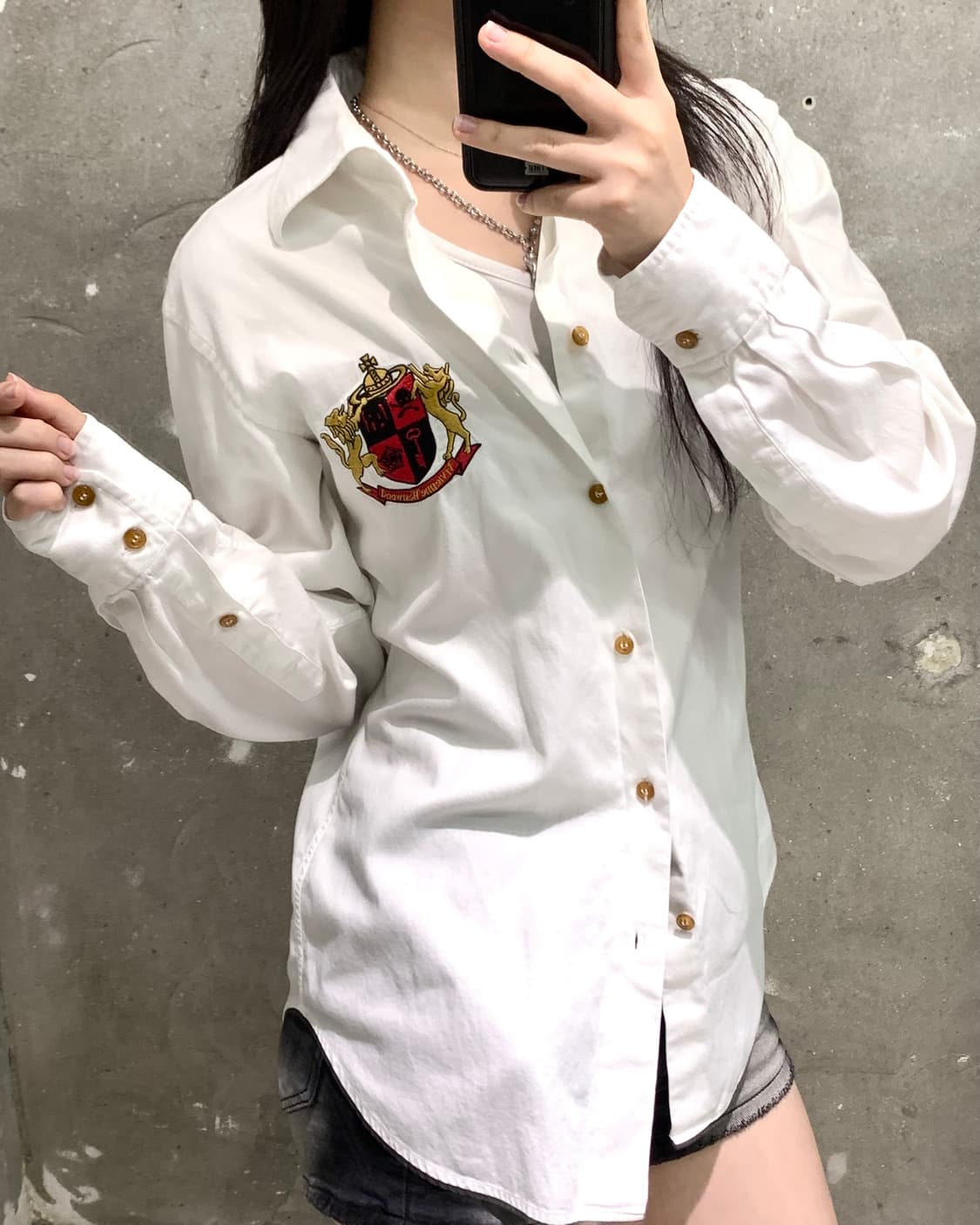 Vivienne Westwood man 비비안웨스트우드 화이트 셔츠 상품이미지3