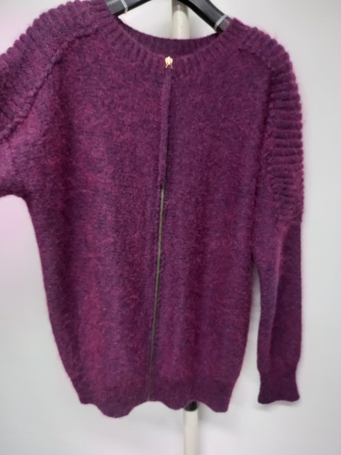 시스템 춘추동 홀가먼트 모헤어 가디건 F 33-77 상품이미지4