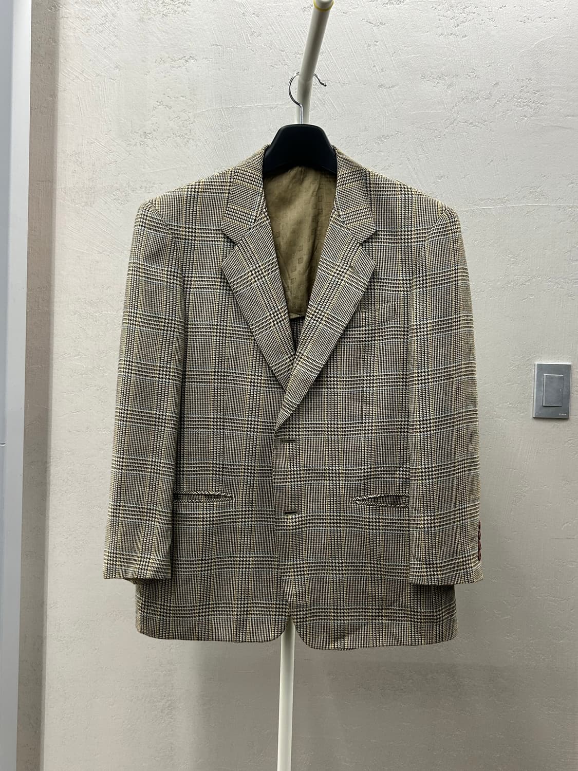 GIVENCHY MONSIEUR 지방시 체크 패턴 남성 자켓 상품이미지2