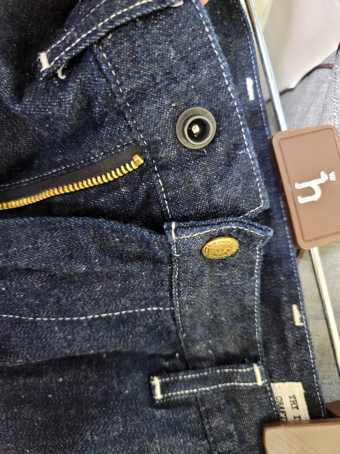 본쿠라 워크팬츠 데님 원워시 34사이즈 상품이미지5