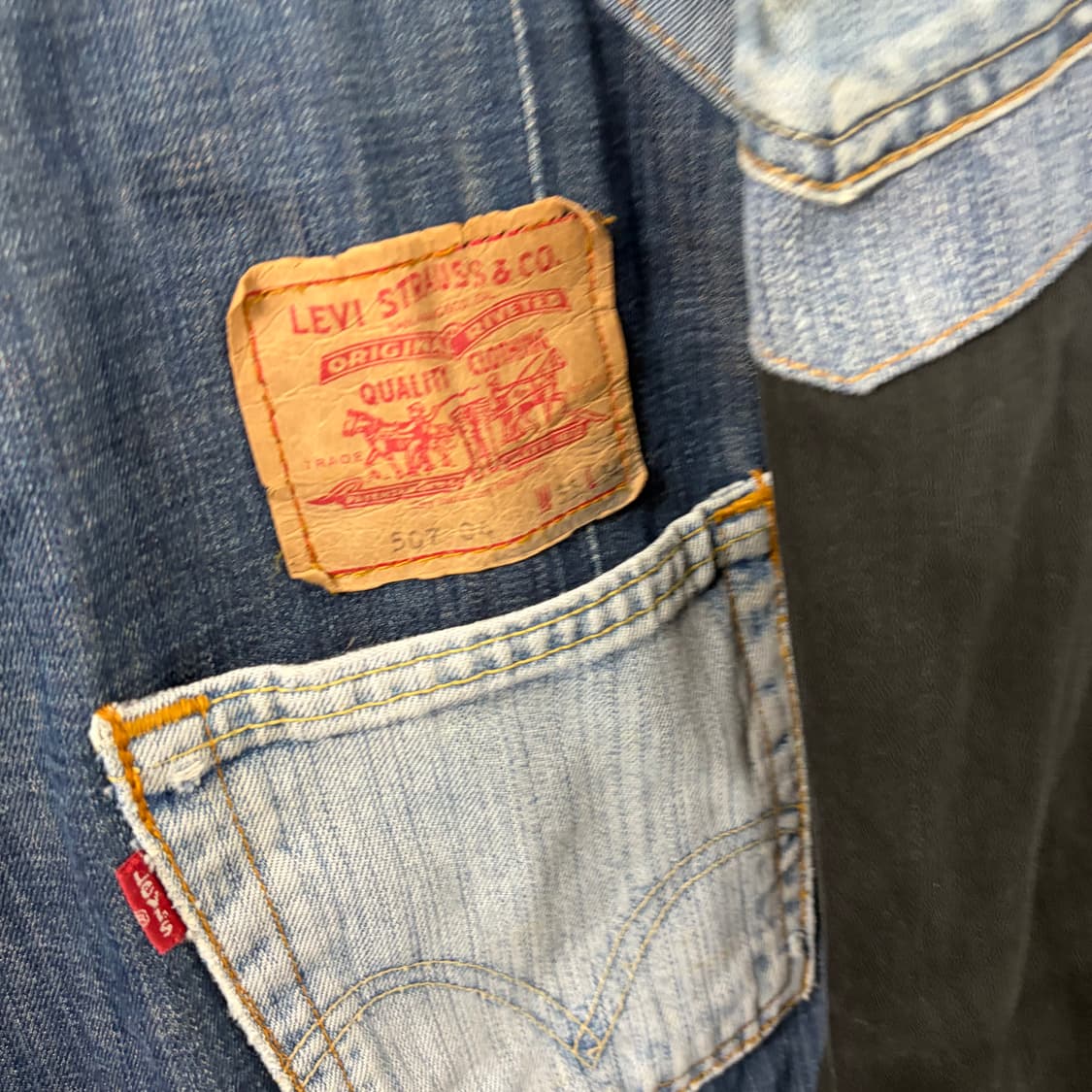 리바이스 리메이크 데님 봄버 자켓 상품이미지8