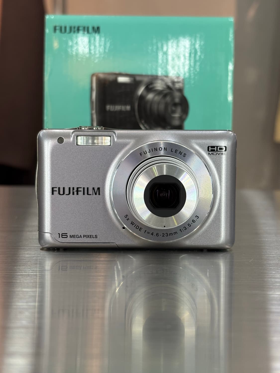 한글/날짜표시/박스O)후지필름 파인픽스 JX550 실버 빈티지디카 상품이미지1