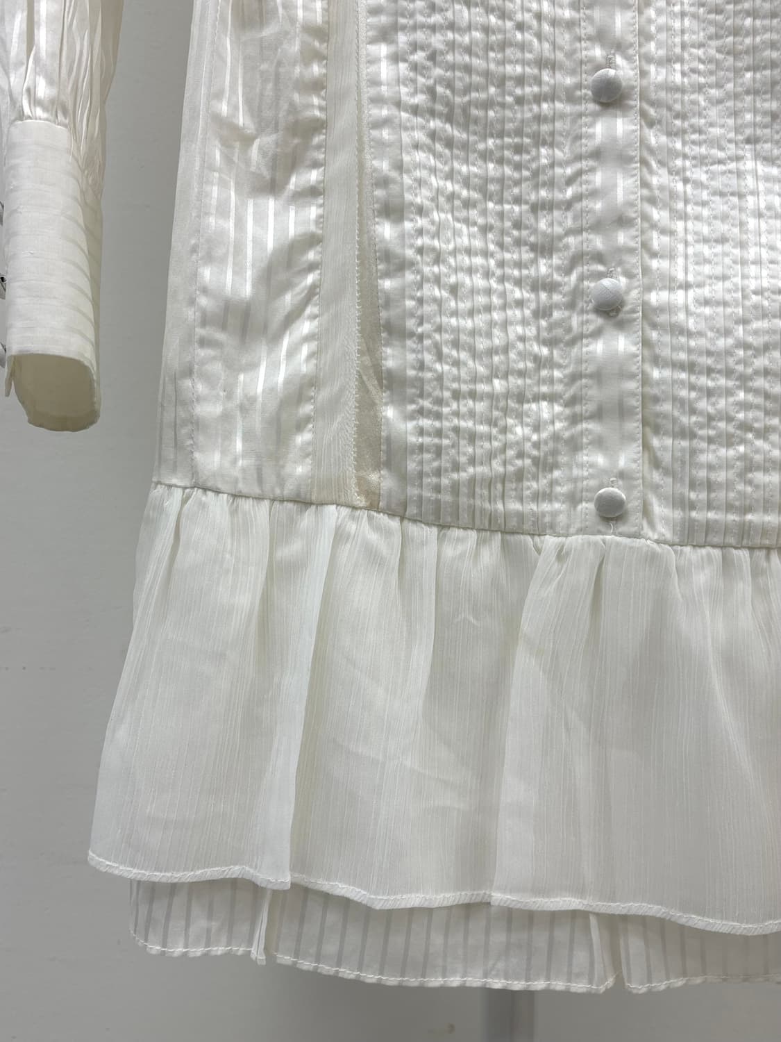 빈티지 화이트 셔츠 원피스 상품이미지7