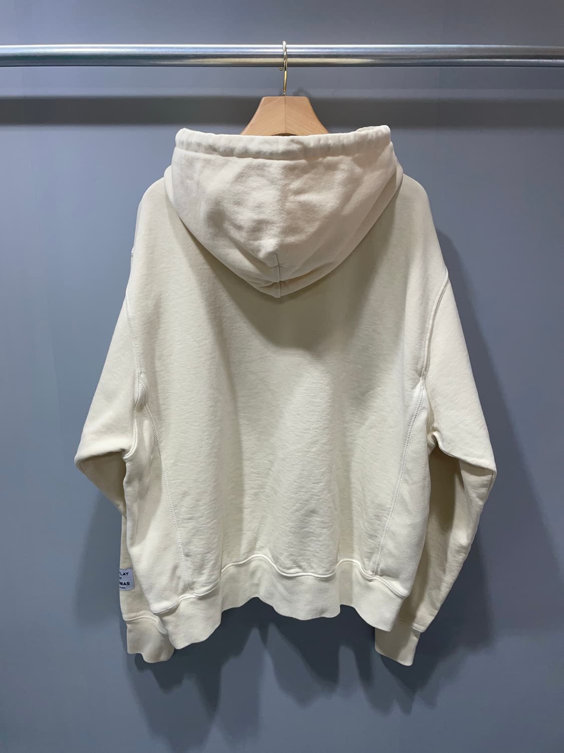 (정품/새상품) 갤러리 디파트먼트 퍽드 업 로고 화이트 후드 상품이미지5