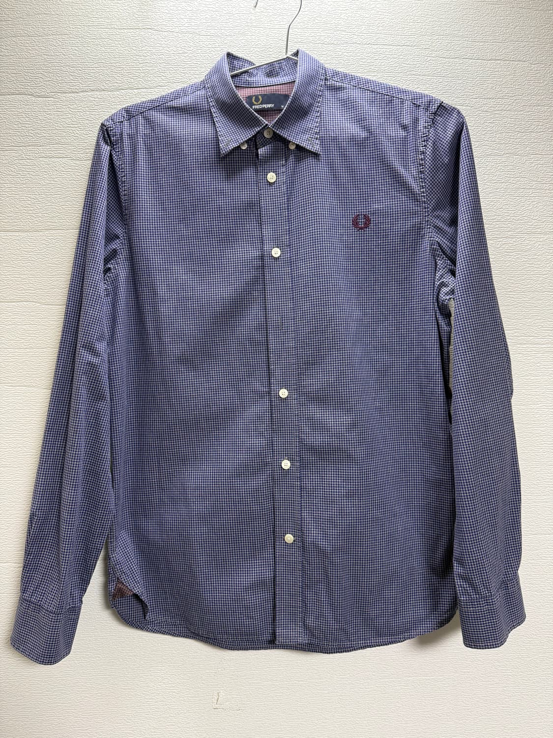 프레드페리 긴팔 셔츠 체크 M사이즈 1+1 상품이미지2