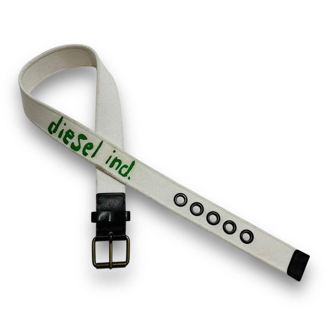 Diesel ind. 00s white vintage belt 상품이미지1