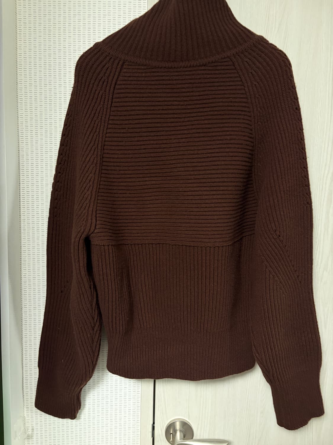 [M] 렉토 오버사이즈 카라 울 가디건 상품이미지2