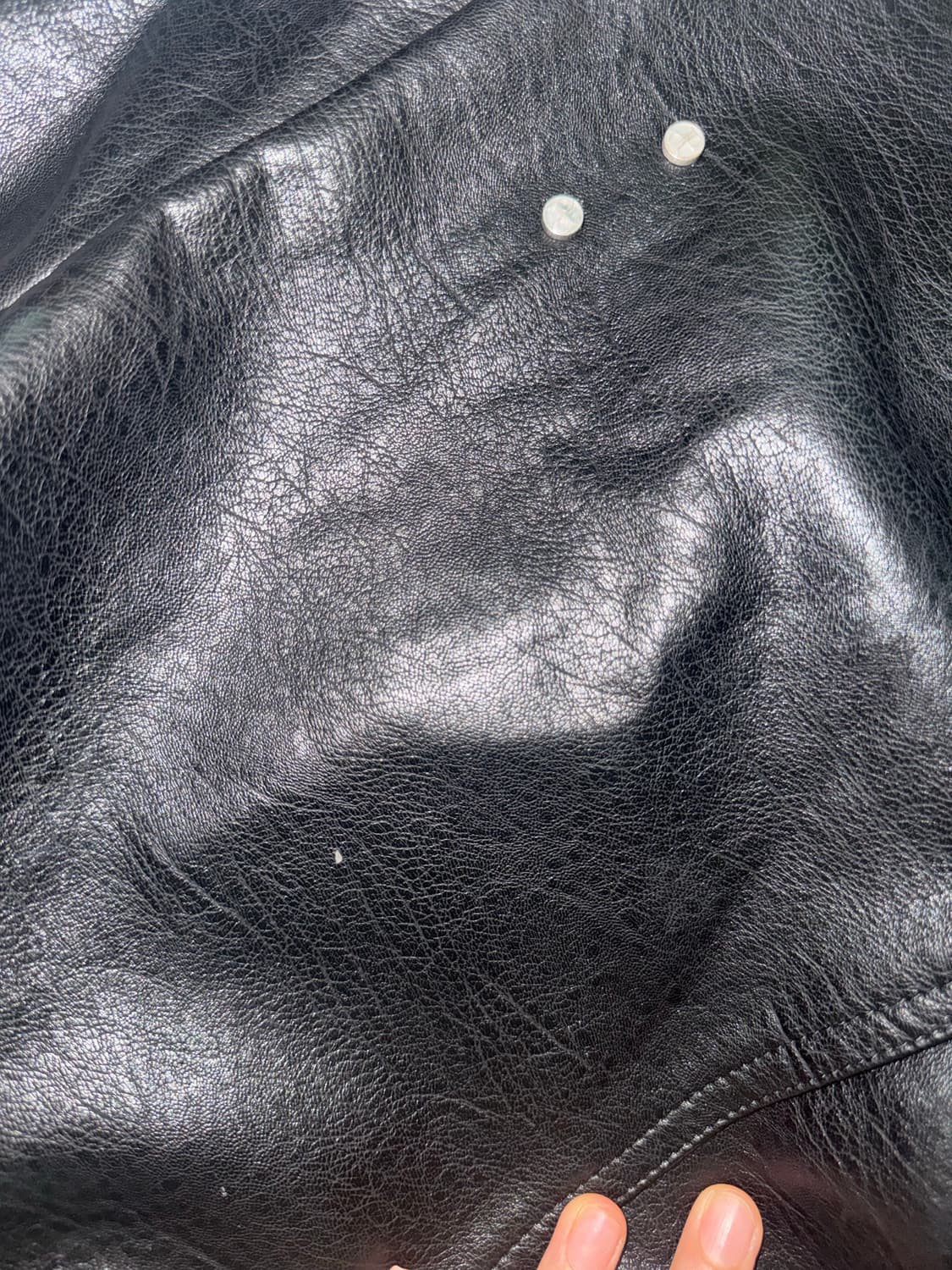 플리즈프로젝트 비건 레더 플라이트 자켓 상품이미지2